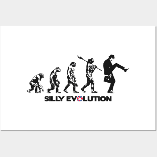 Silly evolution Posters and Art